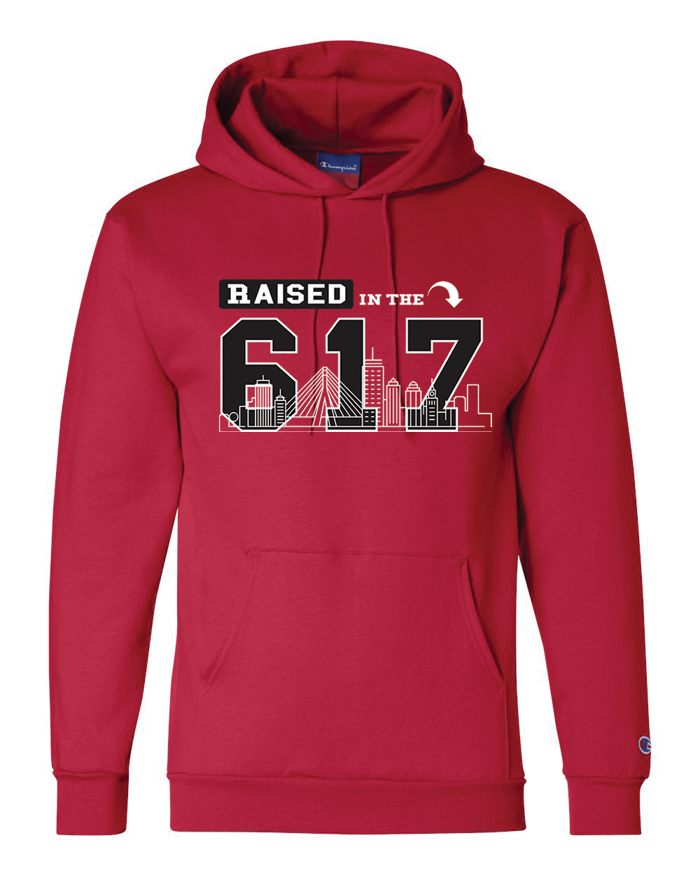 Raised in The 617 - Premium Hoodies