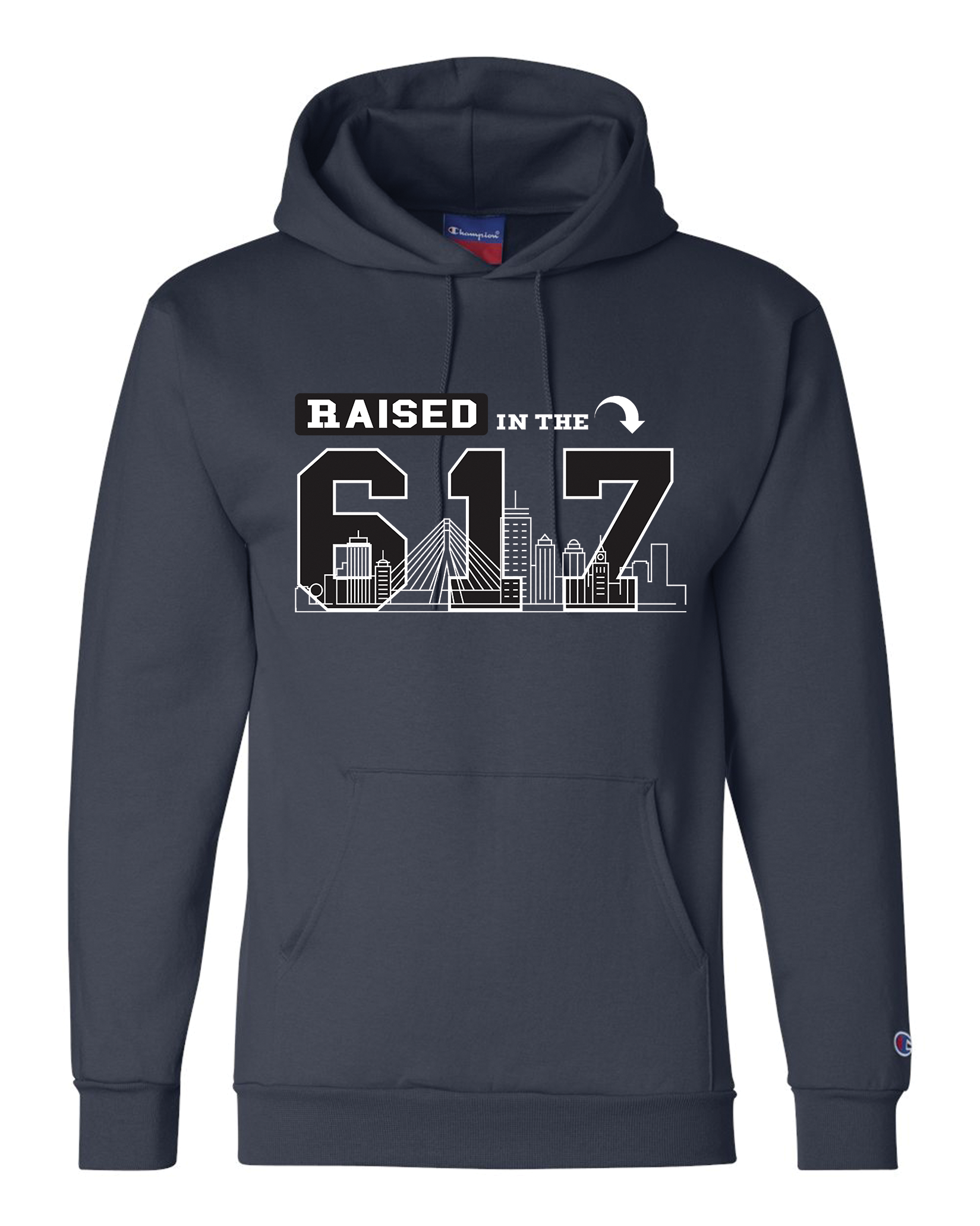 Raised in The 617 - Premium Hoodies