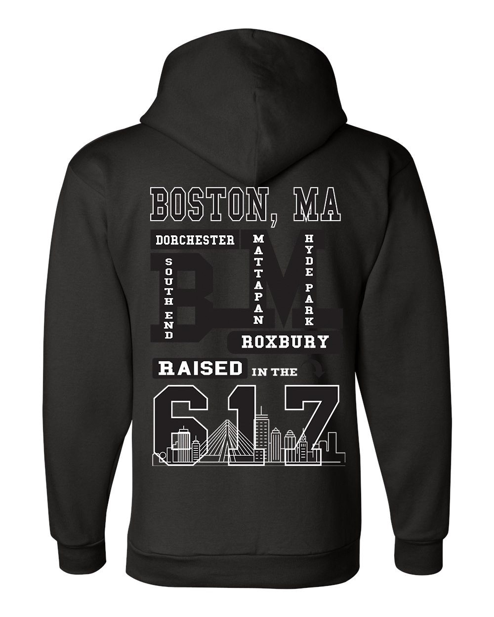 Raised in The 617 - Premium Hoodies