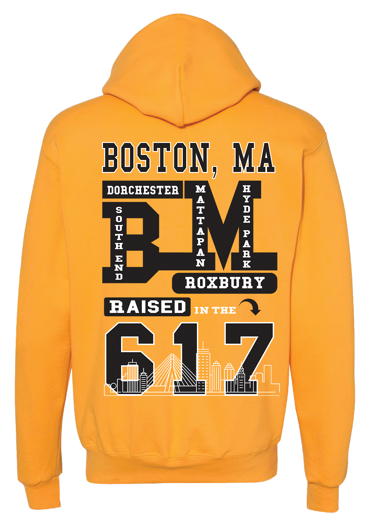 Raised in The 617 - Premium Hoodies