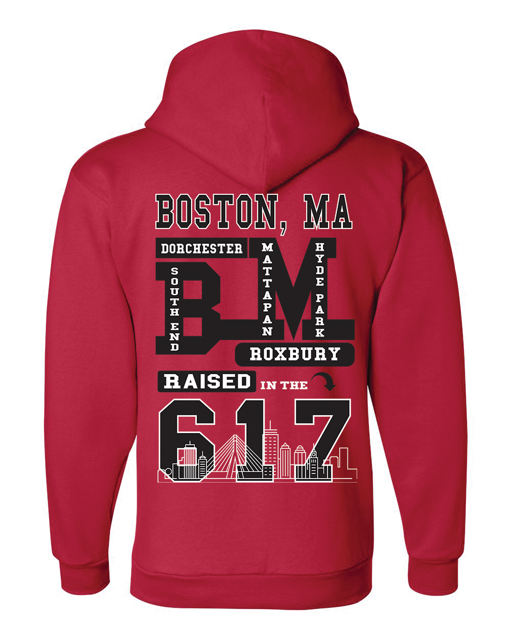 Raised in The 617 - Premium Hoodies